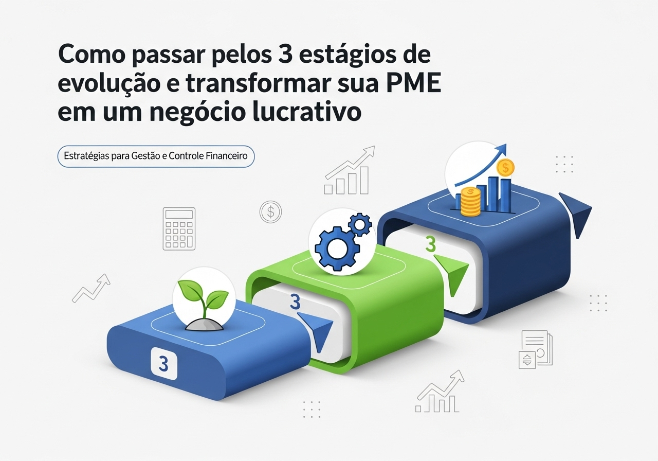 Como passar pelos 3 estágios de evolução e transformar sua PME em um negócio lucrativo